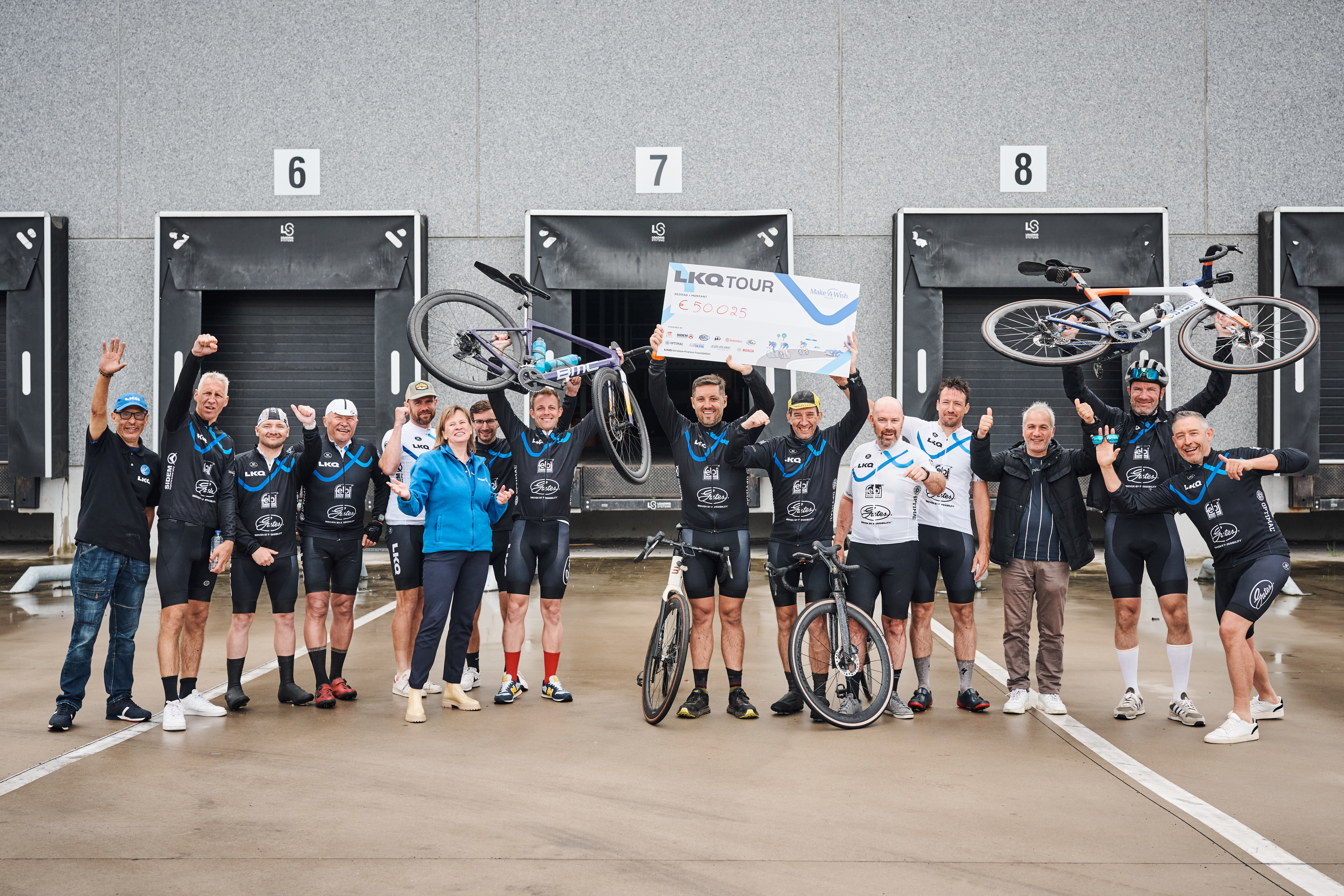Jubileumeditie LKQ Tour brengt 50.025 euro op voor Make-A-Wish