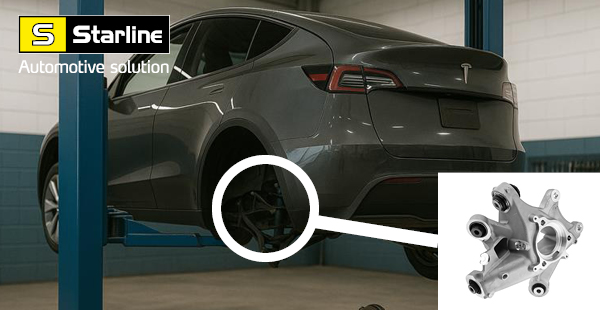 Nieuw: compleet wiellagerhuis voor Tesla