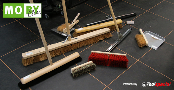 Nieuw van Moby Clean: bezems en toebehoren