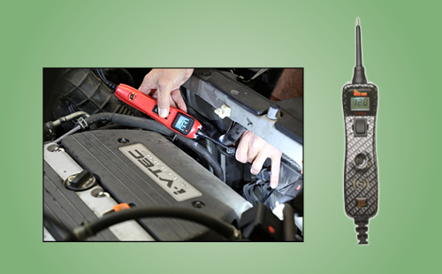 Elektrische diagnose met Power Probe PP3 Carbon Black
