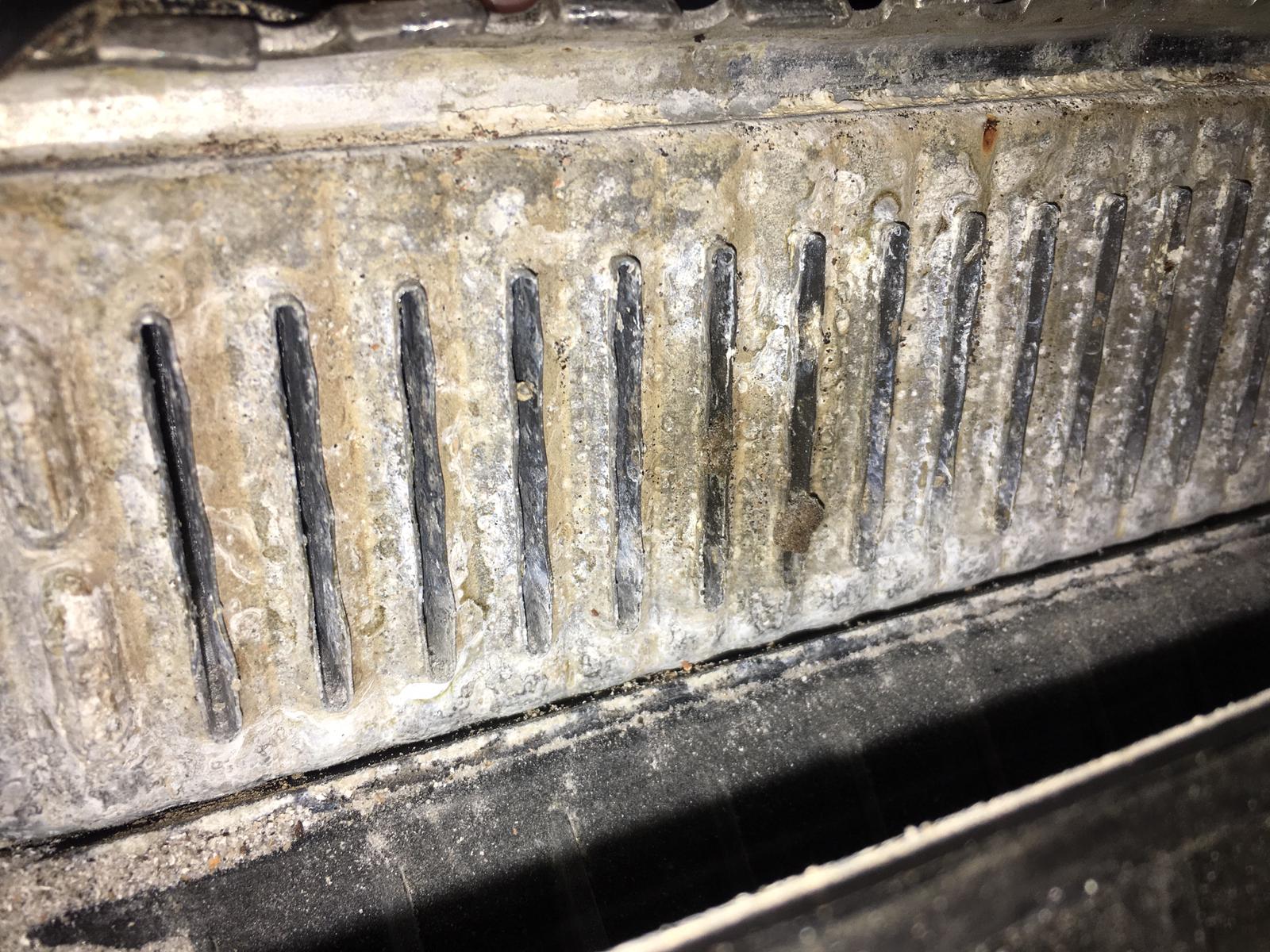 Électrolyse au niveau d’un radiateur