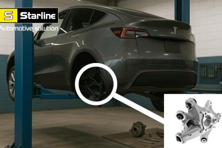 Nieuw: compleet wiellagerhuis voor Tesla 