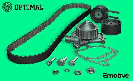 Nieuw bij LKQ: OPTIMAL distributiekits + waterpomp