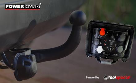 Testers en omvormers voor trekhaakstekkerdozen van Powerhand